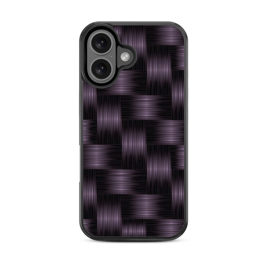 MyBat Design Lab Series Case for Apple iPhone 16 - Woven Carbon Fiber - MIP16CSLESM085-3.jpg