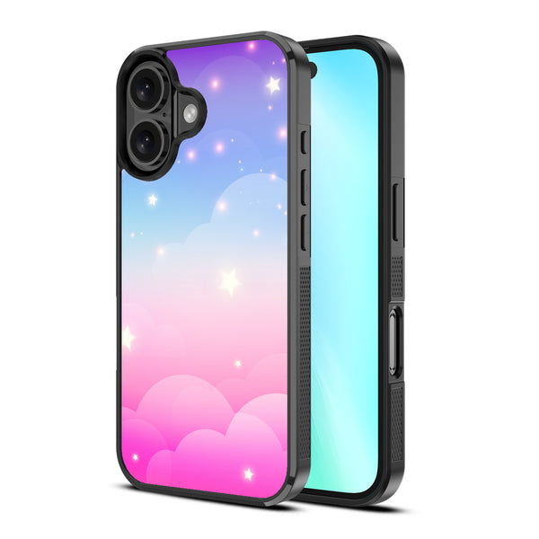 MyBat Design Lab Series Case for Apple iPhone 16 - Clouds & Stars - MIP16CSLESM110-2.jpg