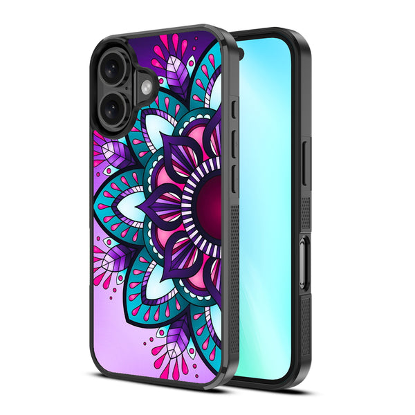 MyBat Design Lab Series Case for Apple iPhone 16 - Flower Mandala - MIP16CSLESM112-2.jpg