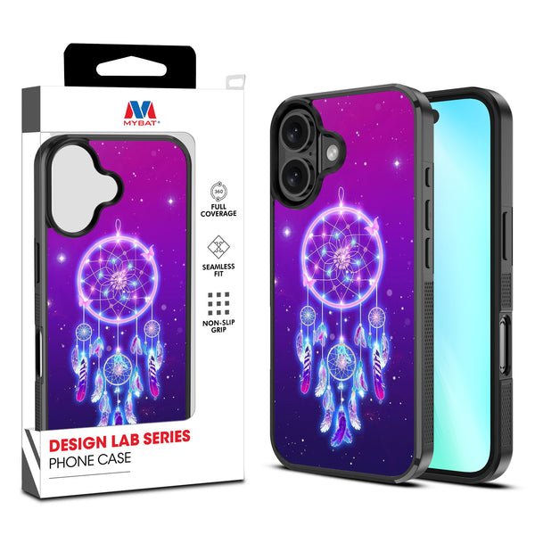 MyBat Design Lab Series Case for Apple iPhone 16 - Neon Dreamcatcher - MIP16CSLESM114-1.jpg