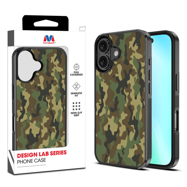 MyBat Design Lab Series Case for Apple iPhone 16 - Military Camouflage - MIP16CSLESM119-1.jpg