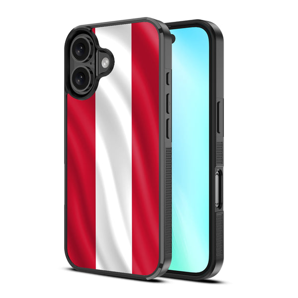MyBat Design Lab Series Case for Apple iPhone 16 - Austria Flag - MIP16CSLESM141-2.jpg