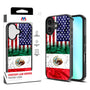 MyBat Design Lab Series Case for Apple iPhone 16 – Mexican-American Flag