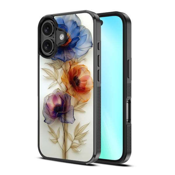 MyBat Design Lab Series Case for Apple iPhone 16 - Pressed Flowers - MIP16CSLESM185-2.jpg