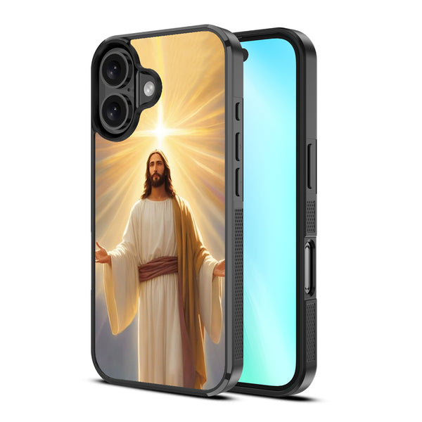 MyBat Design Lab Series Case for Apple iPhone 16 - Christ the Light - MIP16CSLESM196-2.jpg