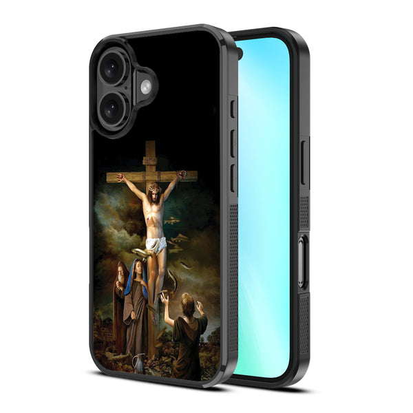 MyBat Design Lab Series Case for Apple iPhone 16 - Jesus on the Cross - MIP16CSLESM197-2.jpg
