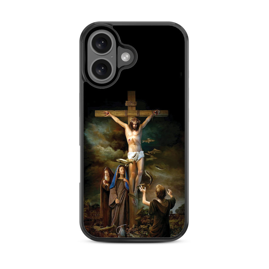 MyBat Design Lab Series Case for Apple iPhone 16 - Jesus on the Cross - MIP16CSLESM197-3.jpg