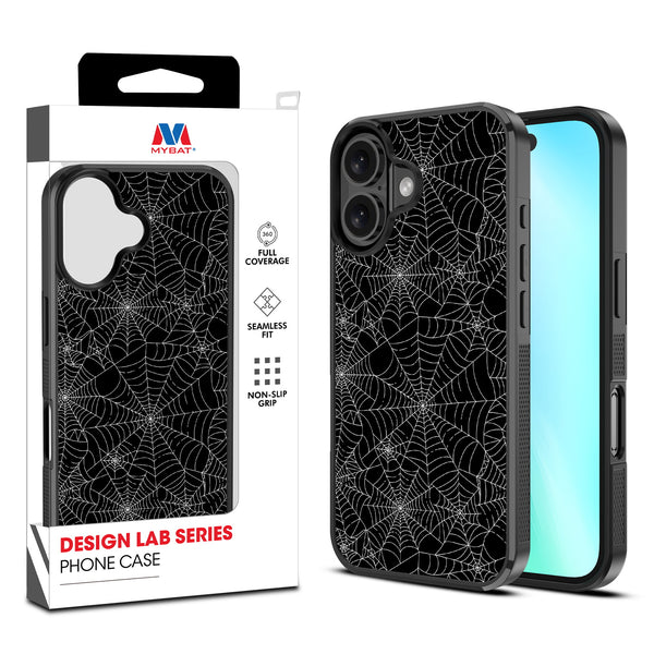 MyBat Design Lab Series Case for Apple iPhone 16 - Spider Web - MIP16CSLESM217-1.jpg