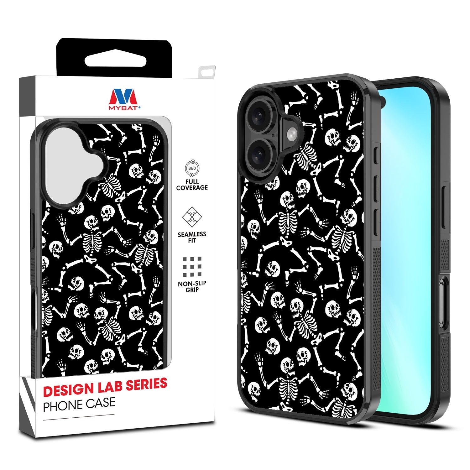MyBat Design Lab Series Case for Apple iPhone 16 - Skeleton Crew