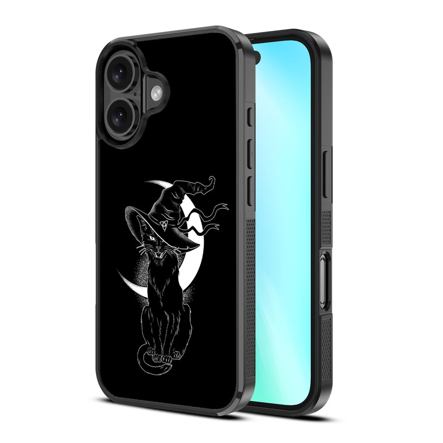 MyBat Design Lab Series Case for Apple iPhone 16 - Black Cat Magic - MIP16CSLESM223-2.jpg
