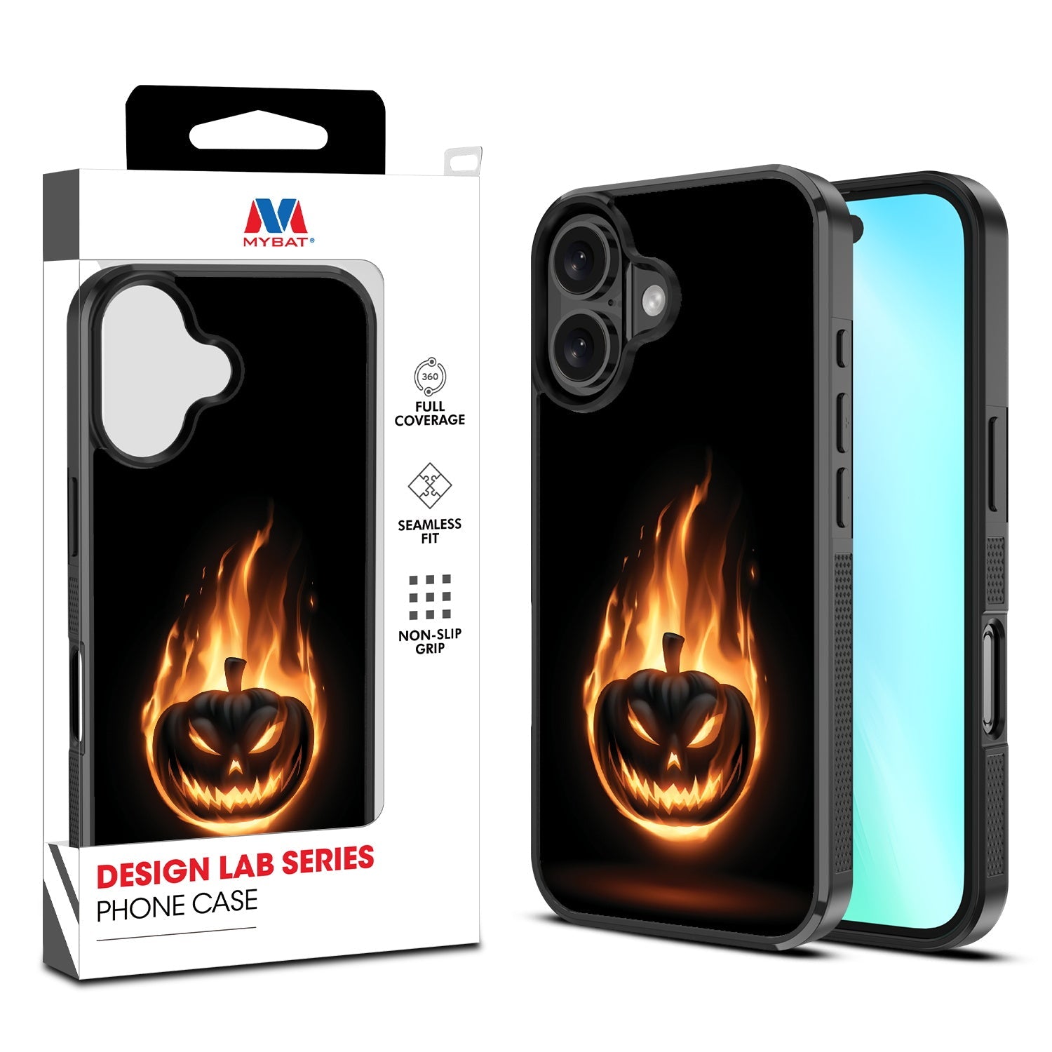 MyBat Design Lab Series Case for Apple iPhone 16 - Blazing Jack