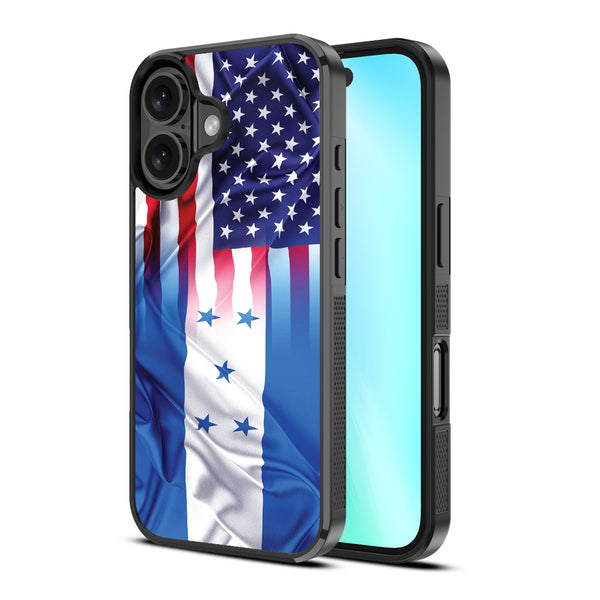 MyBat Design Lab Series Case for Apple iPhone 16 - Honduras-USA Flag - MIP16CSLESM263-2.jpg
