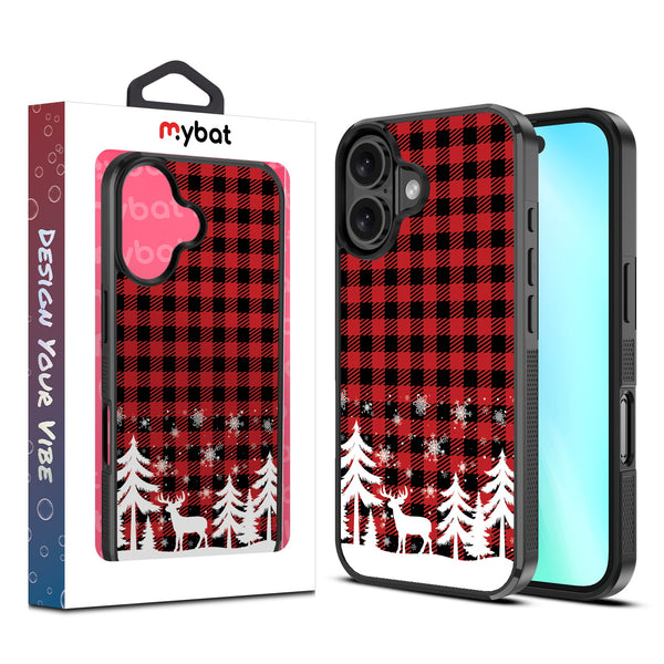 MyBat Design Lab Series Case for Apple iPhone 16 - Reindeer Flannel - MIP16CSLESM276-1.jpg