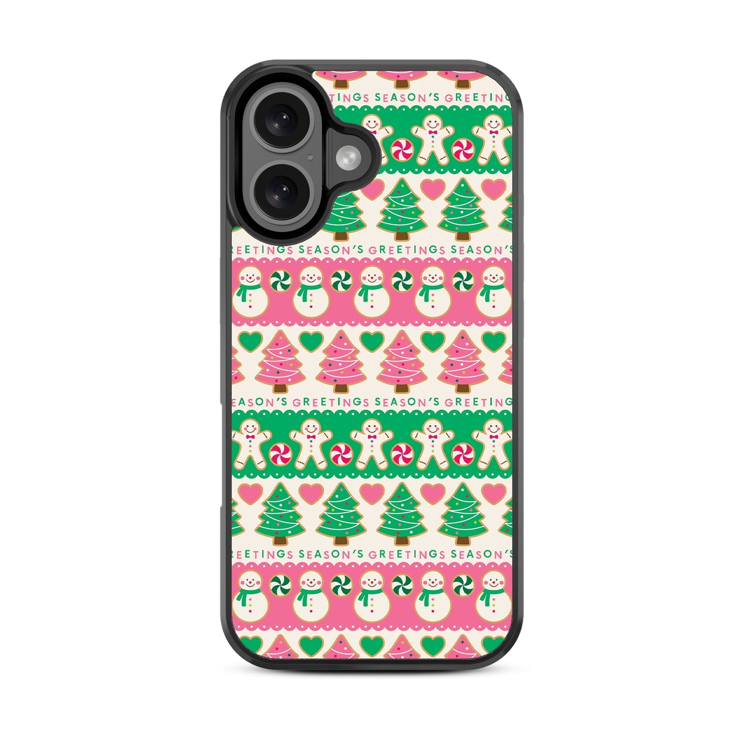 MyBat Design Lab Series Case for Apple iPhone 16 - Season's Greeting
