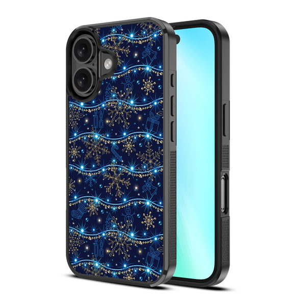 MyBat Design Lab Series Case for Apple iPhone 16 - Snowflake Twinkle - MIP16CSLESM285-2.jpg