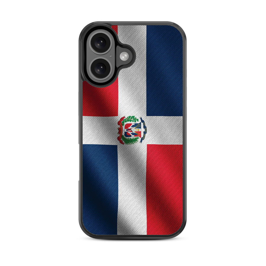 MyBat Design Lab Series Case for Apple iPhone 16 - Dominican Republic Flag - MIP16CSLESM307-3.jpg