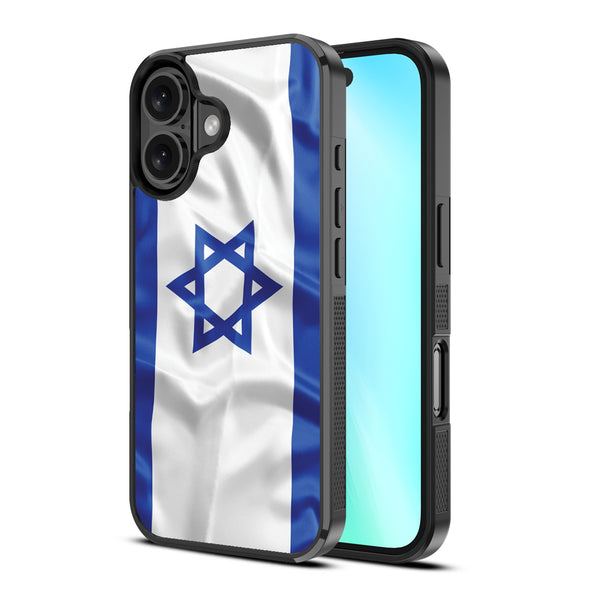 MyBat Design Lab Series Case for Apple iPhone 16 - Israel Flag - MIP16CSLESM308-2.jpg