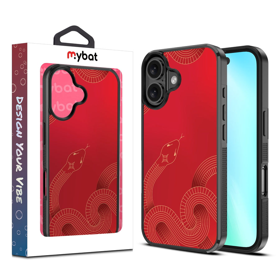 MyBat Design Lab Series Case for Apple iPhone 16 - Slithering into a New Year
