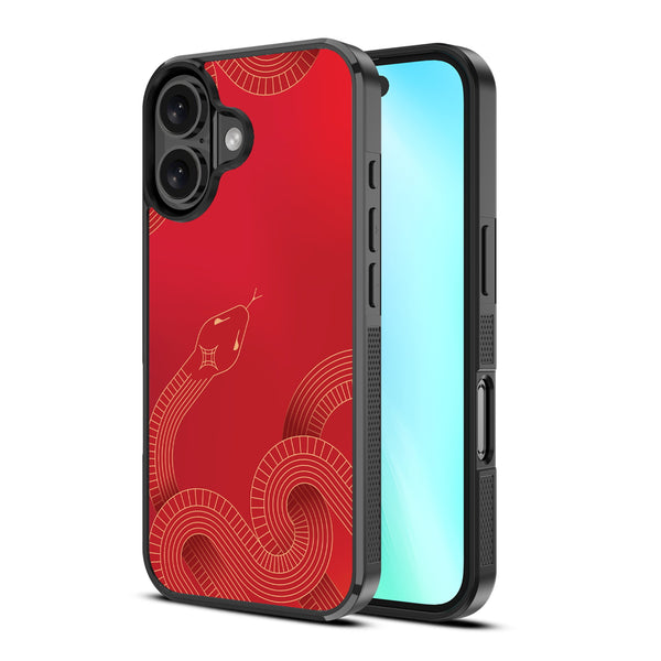 MyBat Design Lab Series Case for Apple iPhone 16 - Slithering into a New Year - MIP16CSLESM316-2.jpg