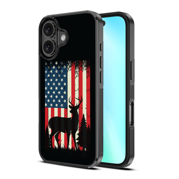 MyBat Design Lab Series Case for Apple iPhone 16 - Stars, Stripes and Stags - MIP16CSLESM319-2.jpg