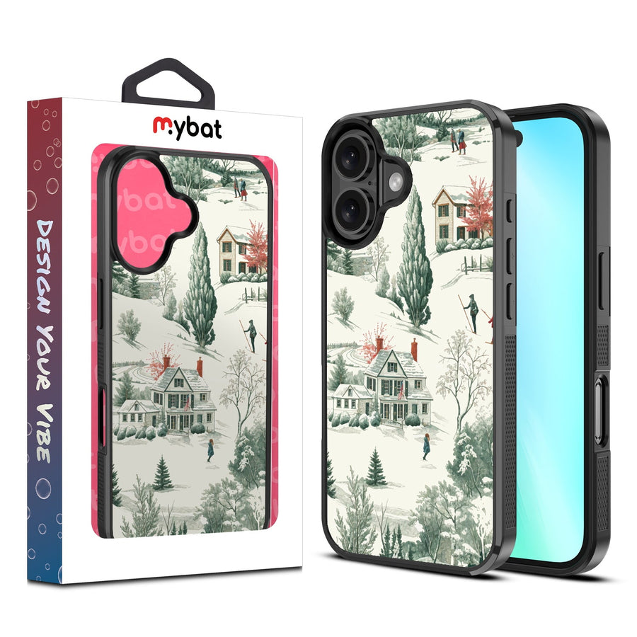 MyBat Design Lab Series Case for Apple iPhone 16 - Ski Lodge