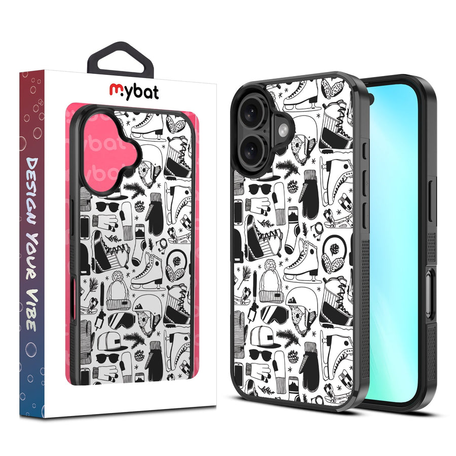 MyBat Design Lab Series Case for Apple iPhone 16 - Hit the Slopes