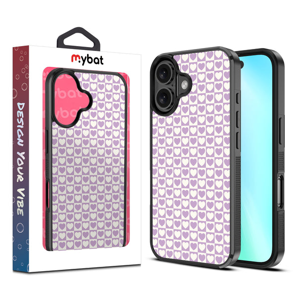 MyBat Design Lab Series Case for Apple iPhone 16 - Heart Grid - MIP16CSLESM339-1.jpg