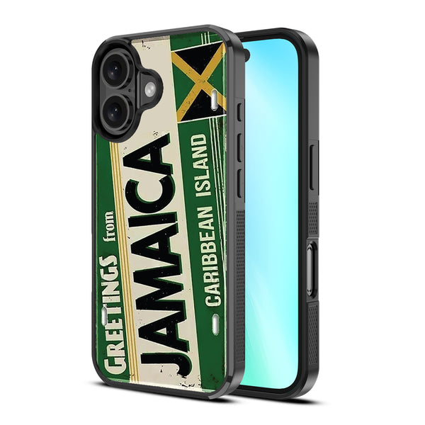 MyBat Design Lab Series Case for Apple iPhone 16 - Jamaica License Plate - MIP16CSLESM366-2.jpg