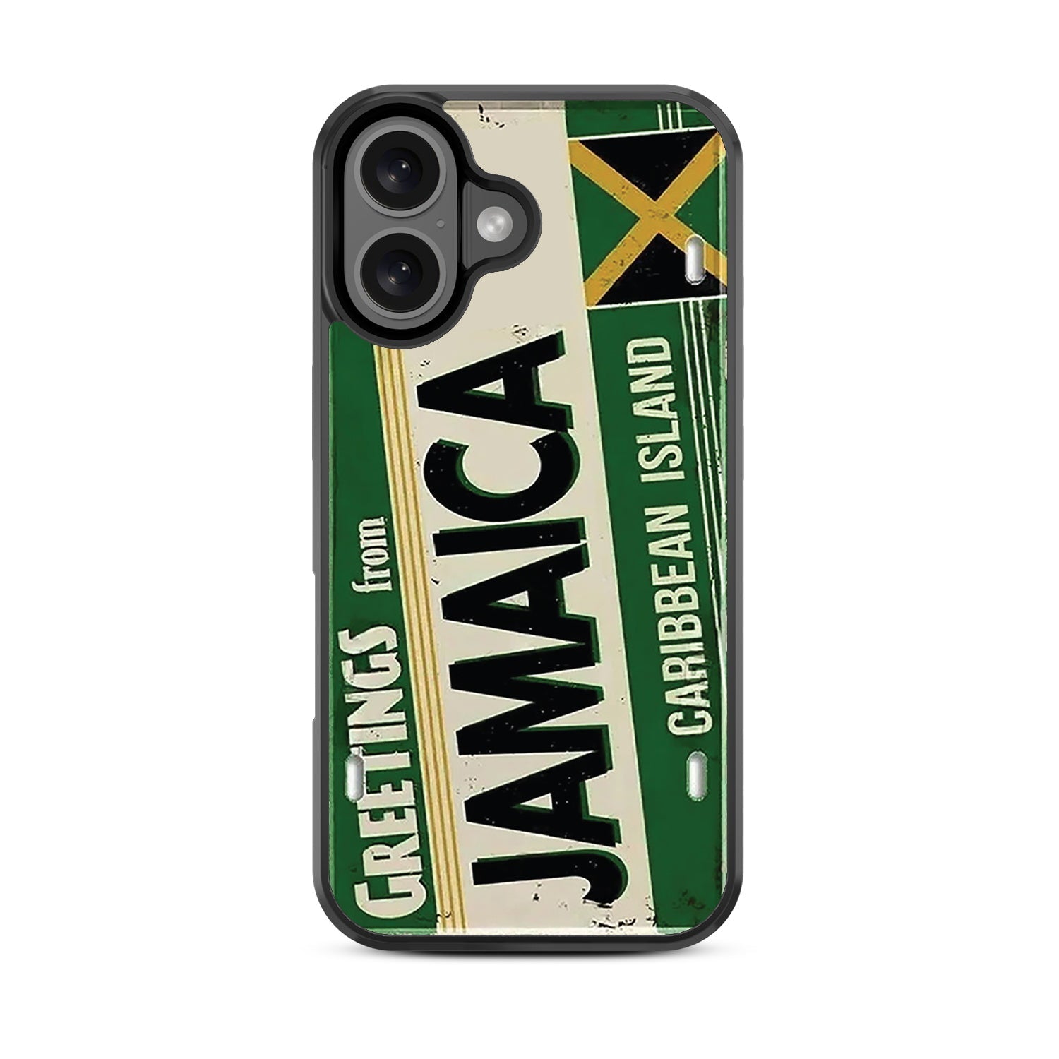 MyBat Design Lab Series Case for Apple iPhone 16 - Jamaica License Plate