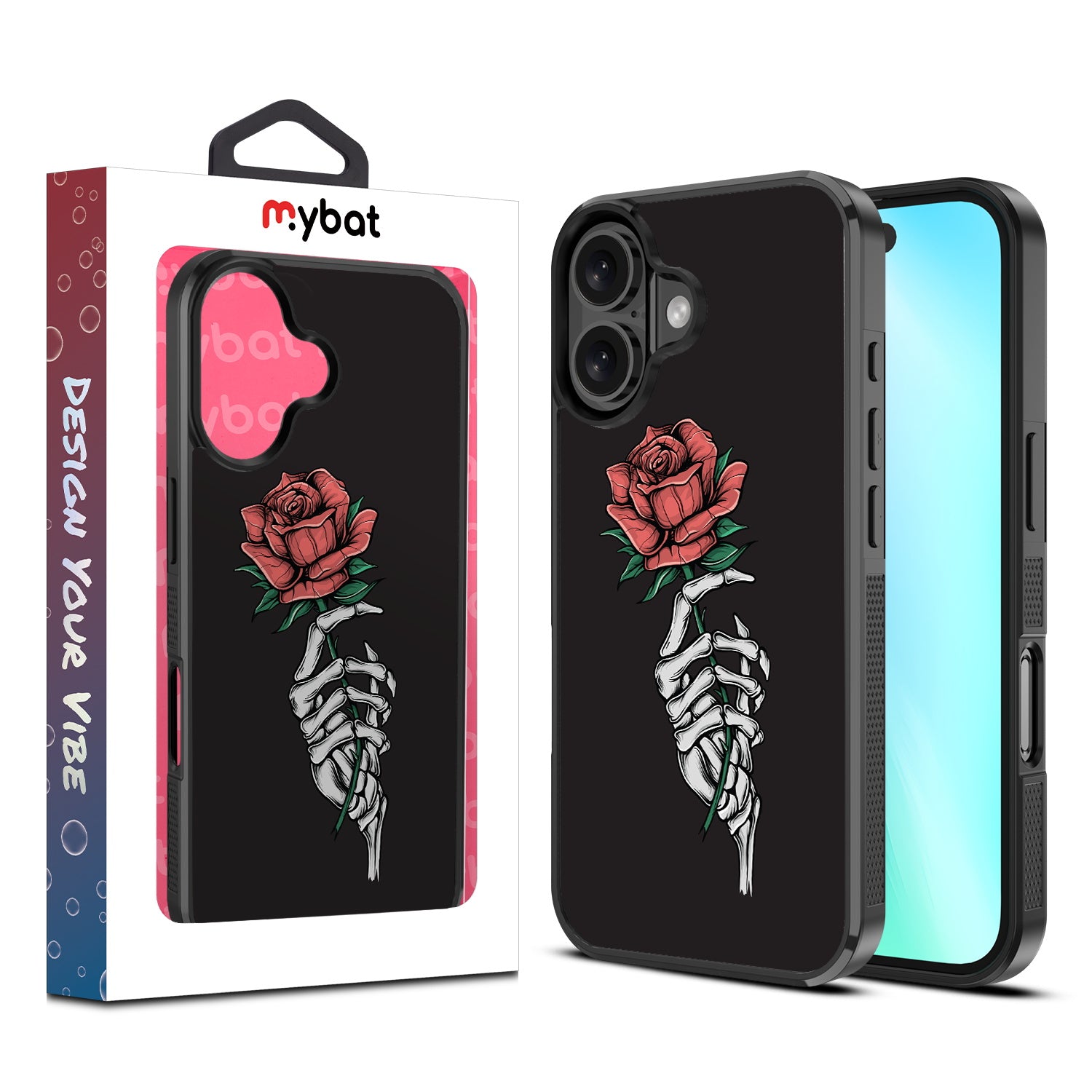 MyBat Design Lab Series Case for Apple iPhone 16 - Eternal Rose