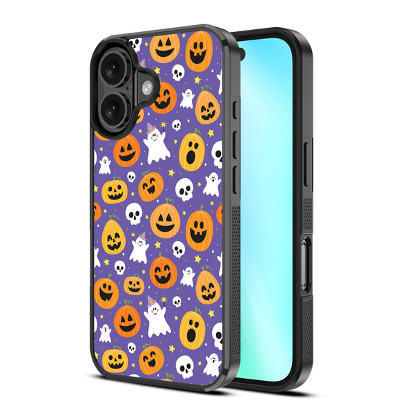 MyBat Design Lab Series Case for Apple iPhone 16 - Pumpkin Party - MIP16CSLESM404-2.jpg