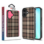 MyBat Design Lab Series Case for Apple iPhone 16 - Mocha Flannel