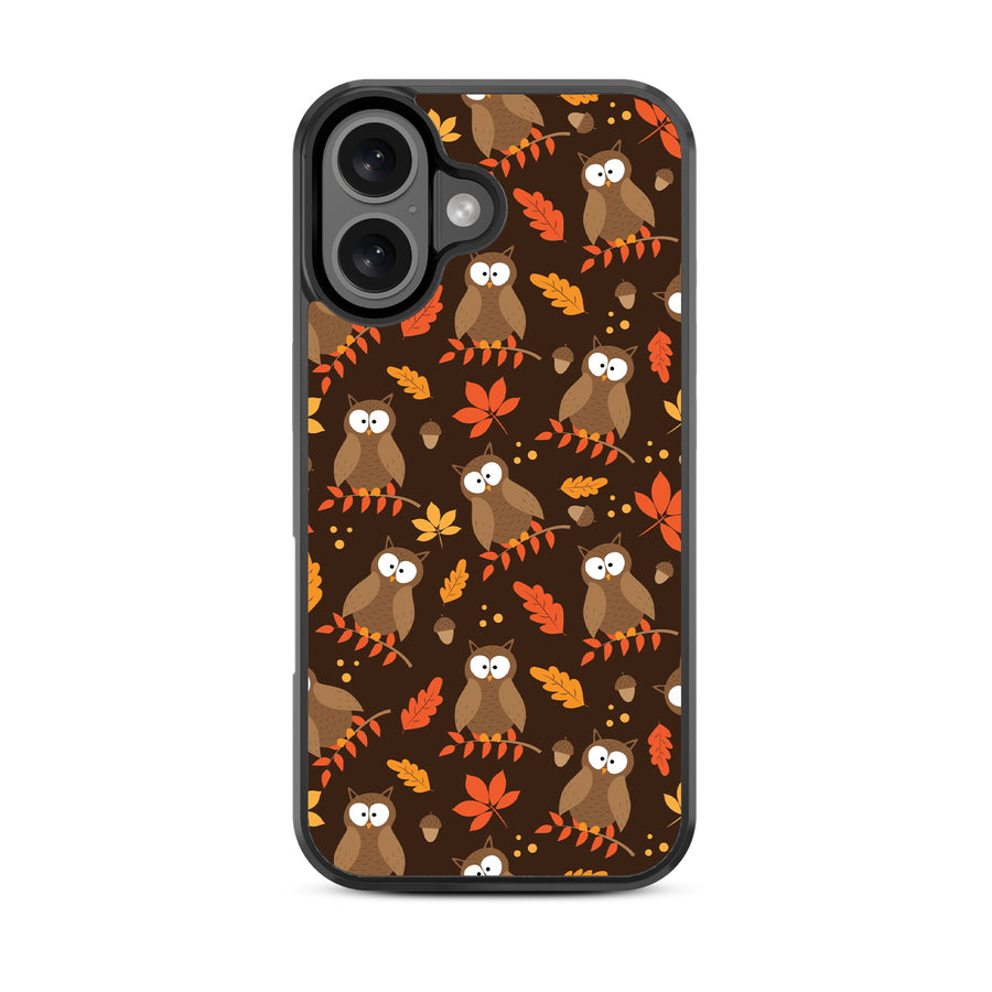 MyBat Design Lab Series Case for Apple iPhone 16 - Hoot & Harvest - MIP16CSLESM438-3.jpg