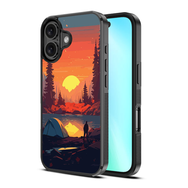 MyBat Design Lab Series Case for Apple iPhone 16 - Sunset Camp - MIP16CSLESM450-2.jpg