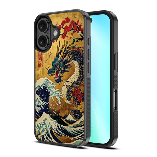 MyBat Design Lab Series Case for Apple iPhone 16 - Rising Dragon - MIP16CSLESM455-2.jpg