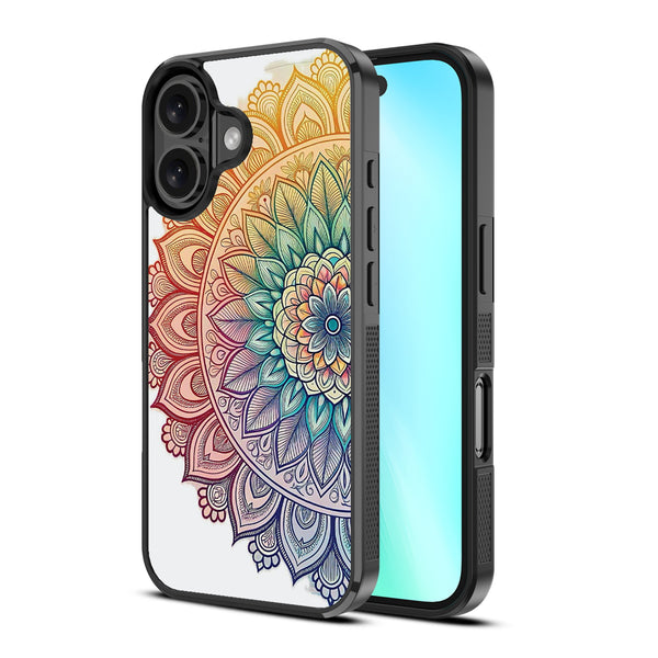 MyBat Design Lab Series Case for Apple iPhone 16 - Rainbow Mandala - MIP16CSLESM457-2.jpg