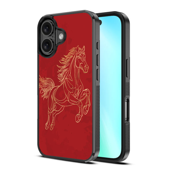 MyBat Design Lab Series Case for Apple iPhone 16 - Fire Horse - MIP16CSLESM460-2.jpg