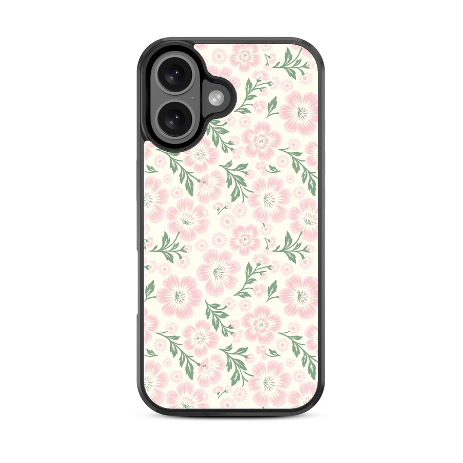 MyBat Design Lab Series Case for Apple iPhone 16 - Pink Posies
