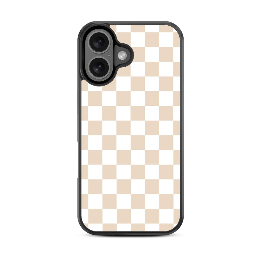 MyBat Design Lab Series Case for Apple iPhone 16 - Tan Check