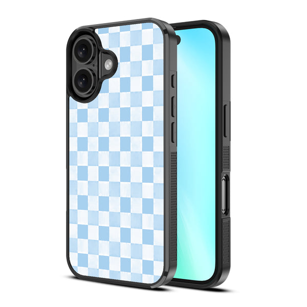 MyBat Design Lab Series Case for Apple iPhone 16 - Sky Blue Check - MIP16CSLESM478-2.jpg