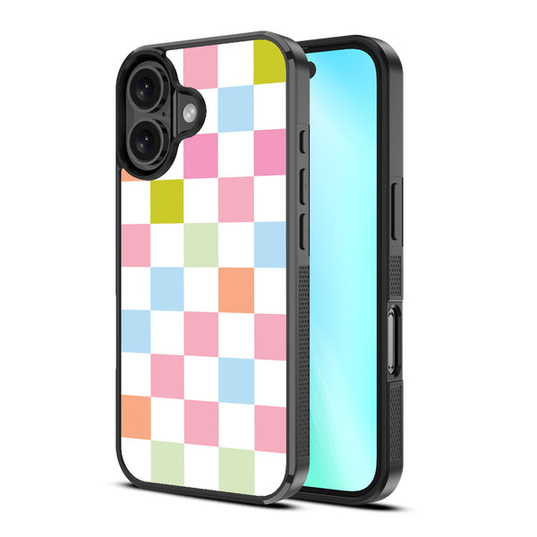 MyBat Design Lab Series Case for Apple iPhone 16 - Pastel Check - MIP16CSLESM480-2.jpg