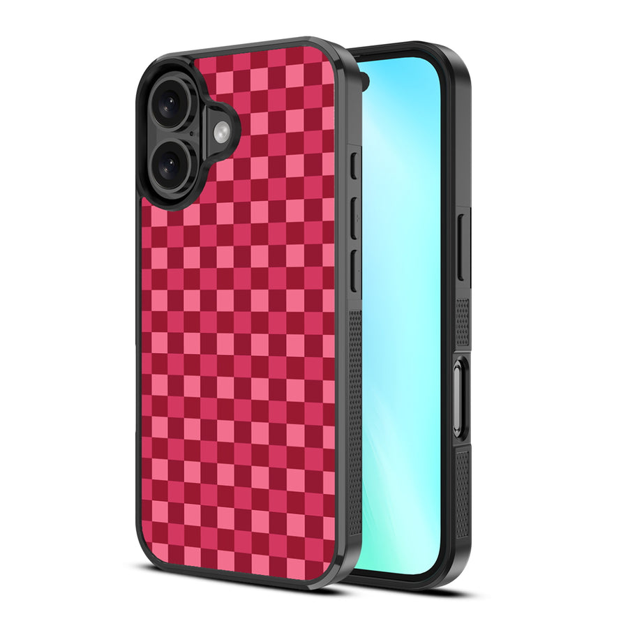 MyBat Design Lab Series Case for Apple iPhone 16 - Raspberry Check - MIP16CSLESM481-2.jpg