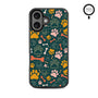MyBat Design Lab Series MagSafe Case for Apple iPhone 16 - Paw Prints & Bones
