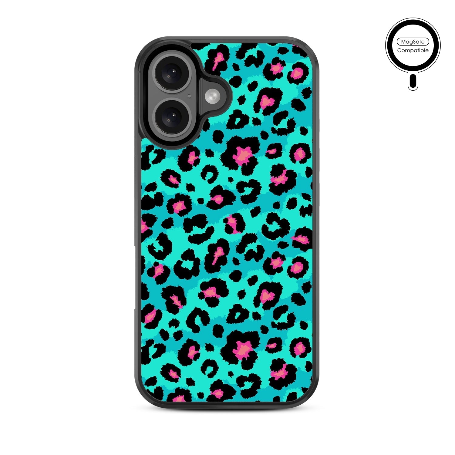 MyBat Design Lab Series MagSafe Case for Apple iPhone 16 - Multicolor Leopard