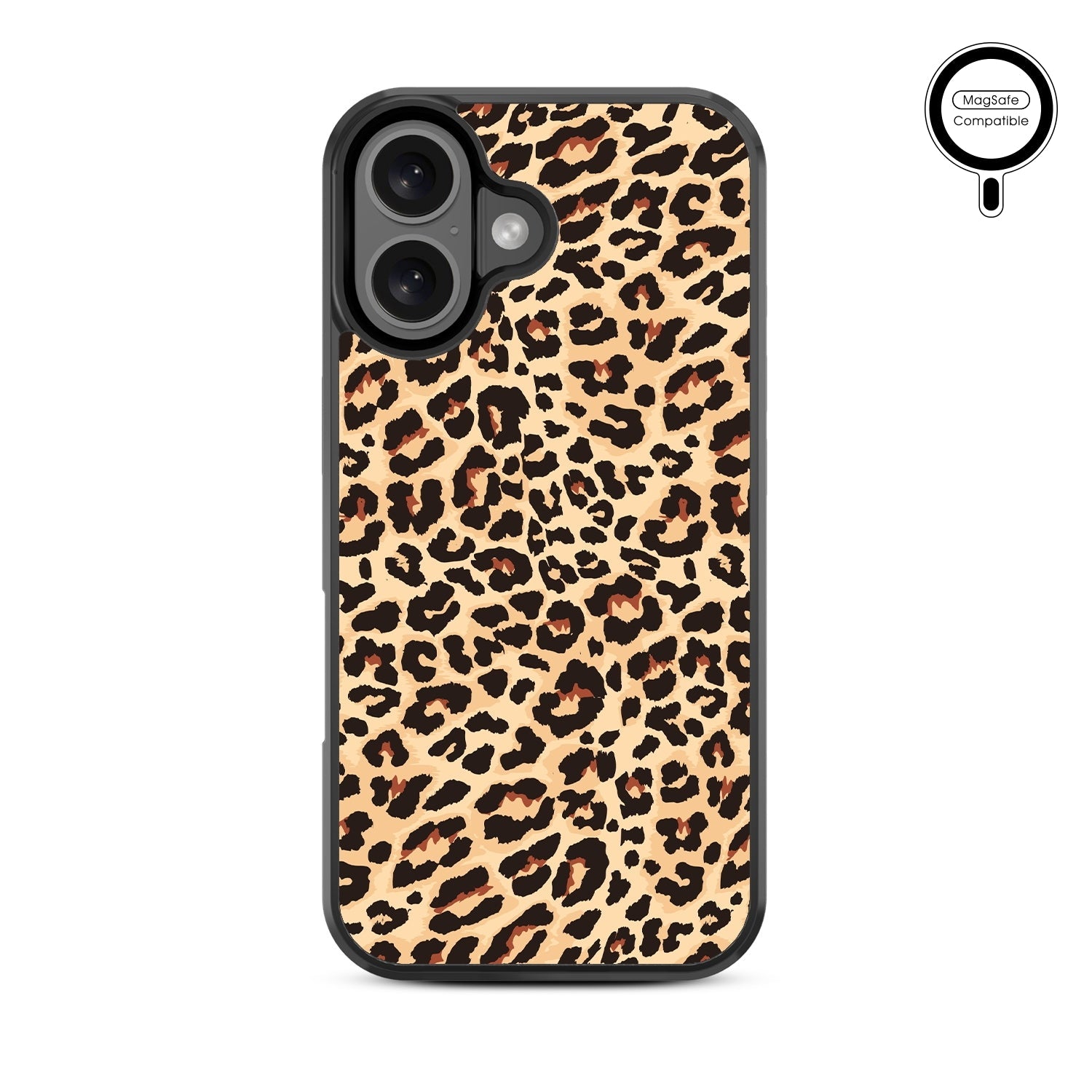 MyBat Design Lab Series MagSafe Case for Apple iPhone 16 - Leopard Print