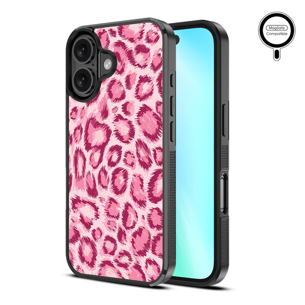 MyBat Design Lab Series MagSafe Case for Apple iPhone 16 - Pink Leopard Print - MIP16CSLESMSM007-2.jpg