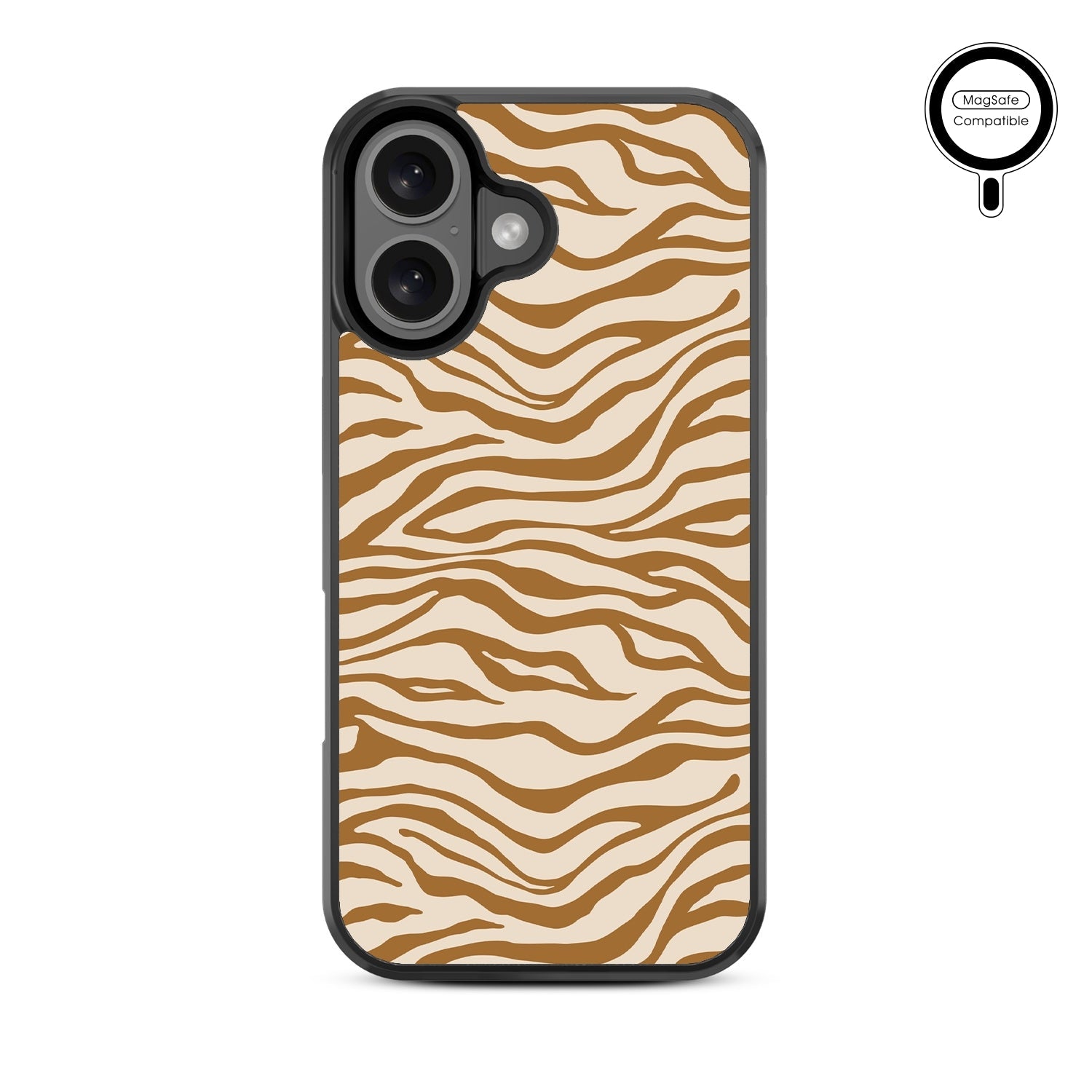 MyBat Design Lab Series MagSafe Case for Apple iPhone 16 - Tiger Stripes