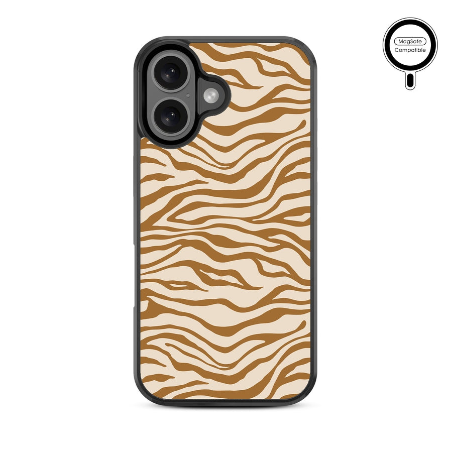 MyBat Design Lab Series MagSafe Case for Apple iPhone 16 - Tiger Stripes