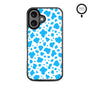 MyBat Design Lab Series MagSafe Case for Apple iPhone 16 - Blue Cow Print - MIP16CSLESMSM016-3.jpg