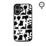 MyBat Design Lab Series MagSafe Case for Apple iPhone 16 - Black Cats - MIP16CSLESMSM017-3.jpg